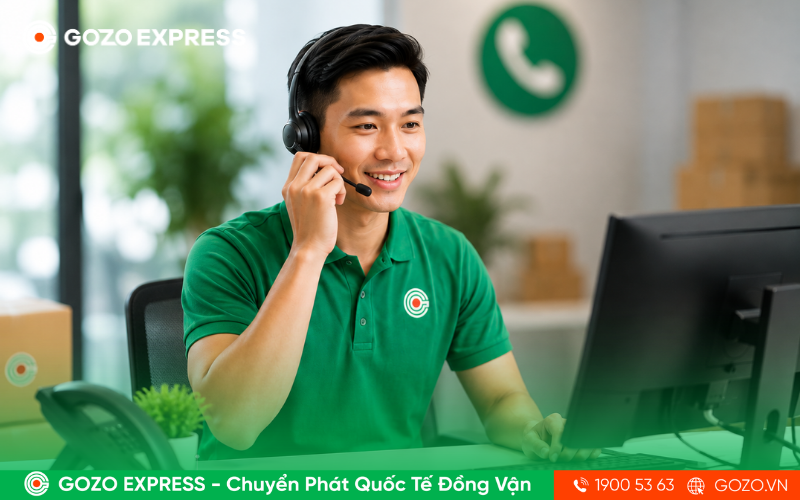03 Cách Liên Hệ Để Gửi Hàng Quốc Tế Tại GOZO Express