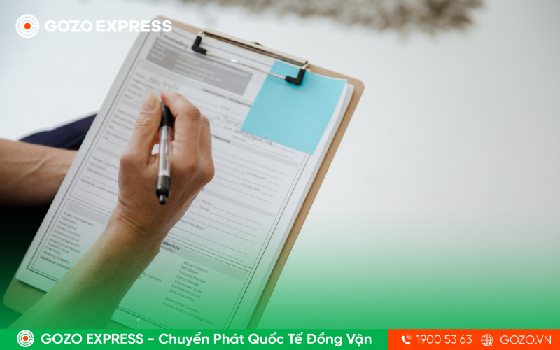 Dịch Vụ Gửi Hồ Sơ Đi Nước Ngoài Bảo Mật Tại GOZO Express