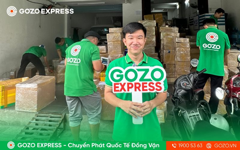 Các kiện hàng của khách gửi lên hệ thống GOZO Express sẽ chịu phí vận chuyển