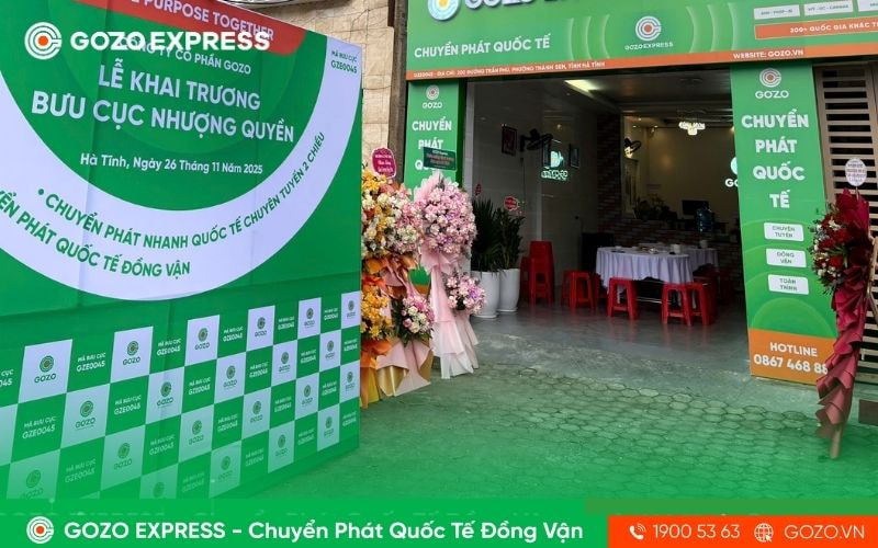 Nhượng Quyền Bưu Cục GOZO Express - Bưu Cục Chuyển Phát Quốc Tế Dễ Triển Khai
