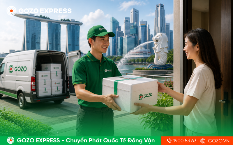 Dịch Vụ Gửi Hàng Đông Lạnh Đi Singapore Bảo Đảm Tươi Ngon Tại GOZO Express