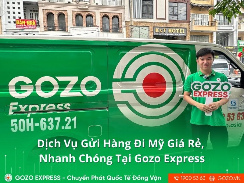 Dịch Vụ Gửi Hàng Đi Mỹ Giá Rẻ, Nhanh Chóng Tại Gozo Express
