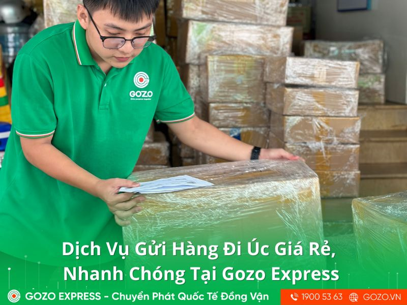 Dịch Vụ Gửi Hàng Đi Úc Giá Rẻ, Nhanh Chóng Tại Gozo Express