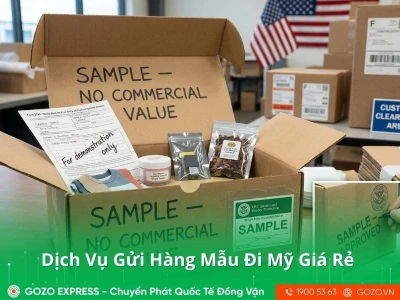 Dịch Vụ Gửi Hàng Mẫu Đi Mỹ Giá Rẻ 