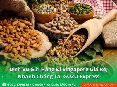 Dịch Vụ Gửi Thực Phẩm Đi Singapore Giá Rẻ, Nhanh Chóng Tại GOZO Express